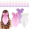 Aphlos 3 Large and 30 Small Satin Ribbon Bow Hair