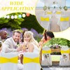 Moukeren 100 Pcs Spandex Chair Sashes Bows Bands Slider Sashes