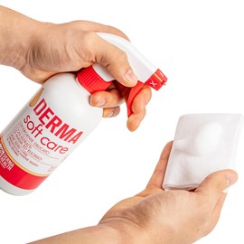 Derma Health - Weiches Mehrzweck-Einwegtuch aus Viskose und Polyester - Mehrzweck-Tücher für die sanfte Hygiene empfindlicher und geröteter Haut von älteren Menschen, Kindern - 30 x 40 cm (100 Stück)