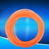 Orange Smooth PU Polyurethane Round Belt for Drive Transmission(5mm*10m)