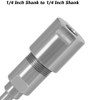 Mesee 1/4 Inch Shank Router Collet Extension Chuck Adapter Milling