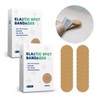 200pcs Small Round Plasters 1 Inch Skin Color Stretch Fabric