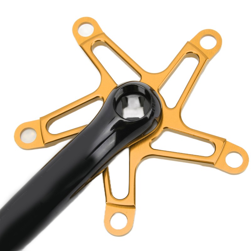 Bolany Folding Bicycle Square Hole Crank 130BCD Sprocket Single Disc