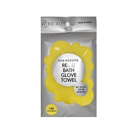 Guante Exfoliante Corporal Asiático Coreano Toalla Toallita Esponja Baño Coreana Piezas Amarillo Unidades