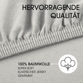 CelinaTex Lucina Fitted Sheet Cotton 140x200-160x200 cm silver grey