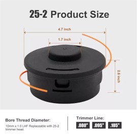 G-GAGA 2PCS Replacment Weed Eater Trimmer Head For Stihl FS 44 55 56 70 80 120 Rep 4002