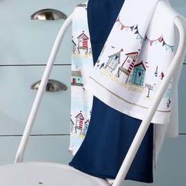 Cooksmart British Designed Pack of 3 Tea Towels | Luxury Tea Towels for Kitchen | Modern Designed Tea Towel Set