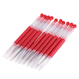 Queen Grafting Tool Bamboo Queen Bee Grafting Equipment Red Plastic 10Pcs Beekeeping Honey Bee Larvae Chinese Grafting Tools Queen Rearing Implement