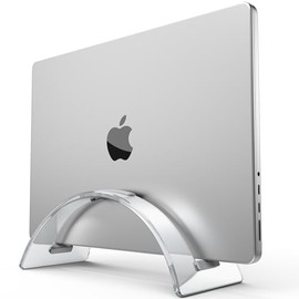 Yikola Acrylic Vertical Laptop Stand - Space-Saving Organizer