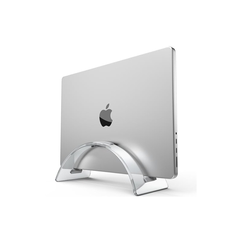 Yikola Acrylic Vertical Laptop Stand - Space-Saving Organizer