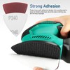 Mobestech 100Pcs Triangle Sanding Pads Sand Paper Sander Tools Sanding