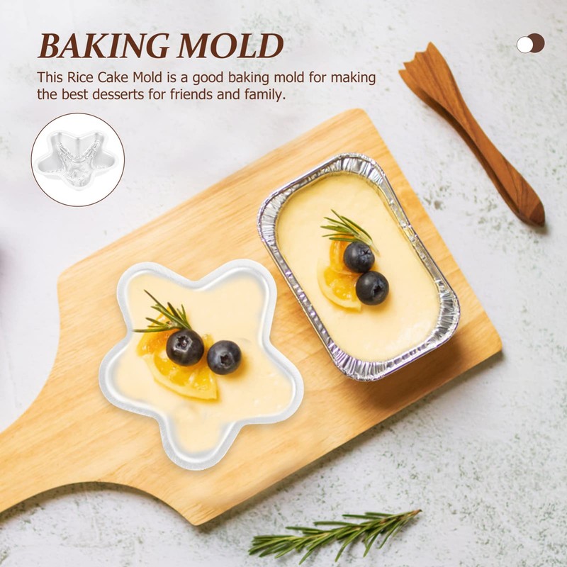 Ciieeo Model Shaped Mold Pudding Moulds Mini Baking Moulds Dessert