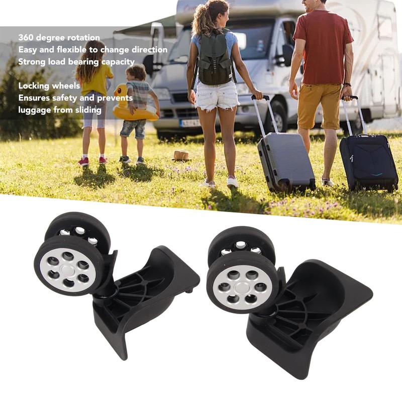 Replacement Luggage Wheels, Universal Luggage Wheels Quiet Operation 360 Degree