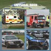 9 Tone 12V 400W Warning Emergency Siren PA System for