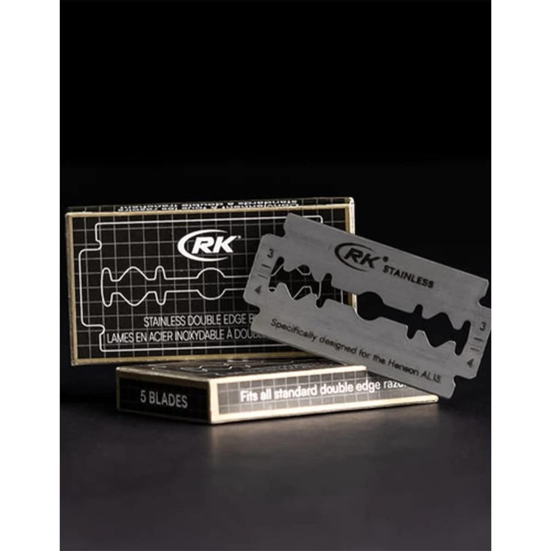 HENSON SHAVING RK Stainless Steel Razor Replacement Blades for AL13,