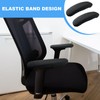 FUIPVGI 4 Pieces Armrest Covers Office Chair Arm Armrest Covers,
