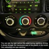 JDMCAR AC Heater Blower Fan Control Switch Knob Compatible with