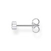 Thomas Sabo Single Stud Earrings White Stone 925 Sterling Silver