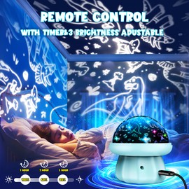 Hapikids Dinosaur Toys for Boys, Dinosaur Night Light Projector for Kids Toys for 2 3 4 5 6 Year Old Boys Gifts for 2-12 Year Old Boys Sensory Toys for Autism Sensory Lights Christmas Gifts for Kids