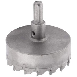 XMHF 3"/75mm Cutting Dia Tungsten Carbide Hole Saw Heavy Duty Thick Metal Sheet Wood Steel Cutter Drill Bits