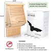 WHITEHORSE 4-Chamber Bat House - A Premium Cedar Bat Box