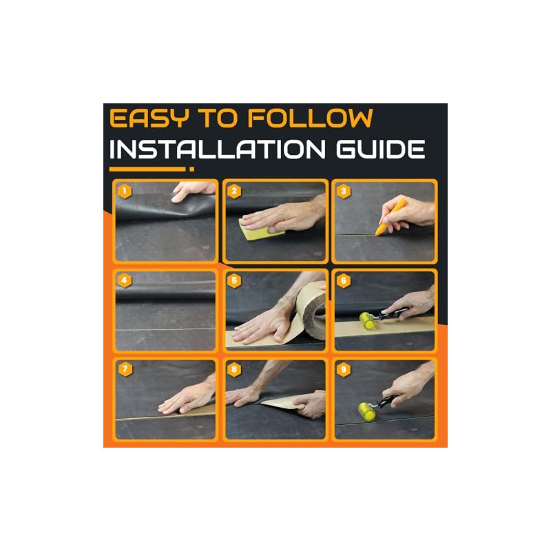 EPDM Rubber Roofing Seam Tape Kit - 30ft x 3in