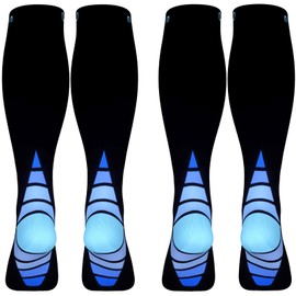 Calves Kelson (2 Pairs) Compression Socks/Stockings for Men & Women,Speed Up Recovery Circulation, Best Graduated Athletic Fit for Travel, Running, Nurses,Shin Splints, Flight,Maternity