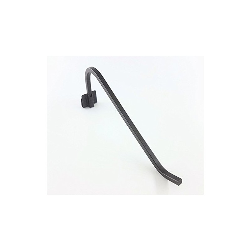 5 x Large Black Curl Up & Stand Square Wire