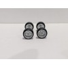 Unbranded 1:64 Scale 11mm 15 Spoke Silver Real Rider Style