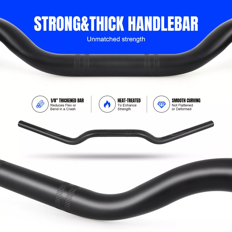 KEEPDSGN 7/8" 22mm Drag Handlebar Tracker Rise Matte For Yamaha