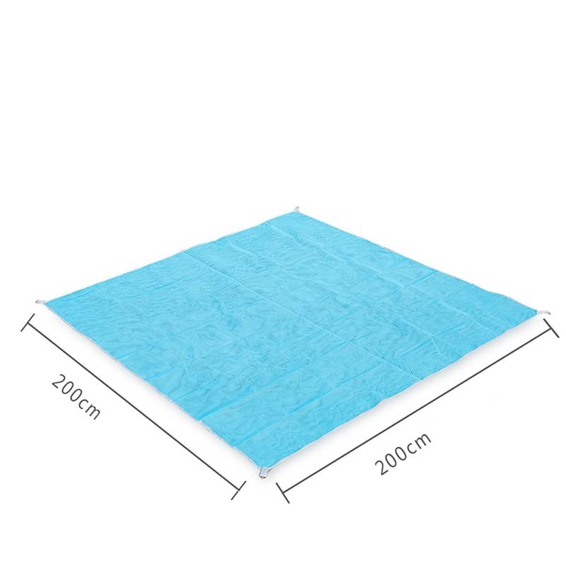 Retoo Picnic Blanket Beach Blanket 200 x 200 cm Sand-Resistant