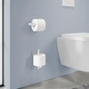 440s Zack Replacement Toilet Roll Holder CARVO Stainless Steel White