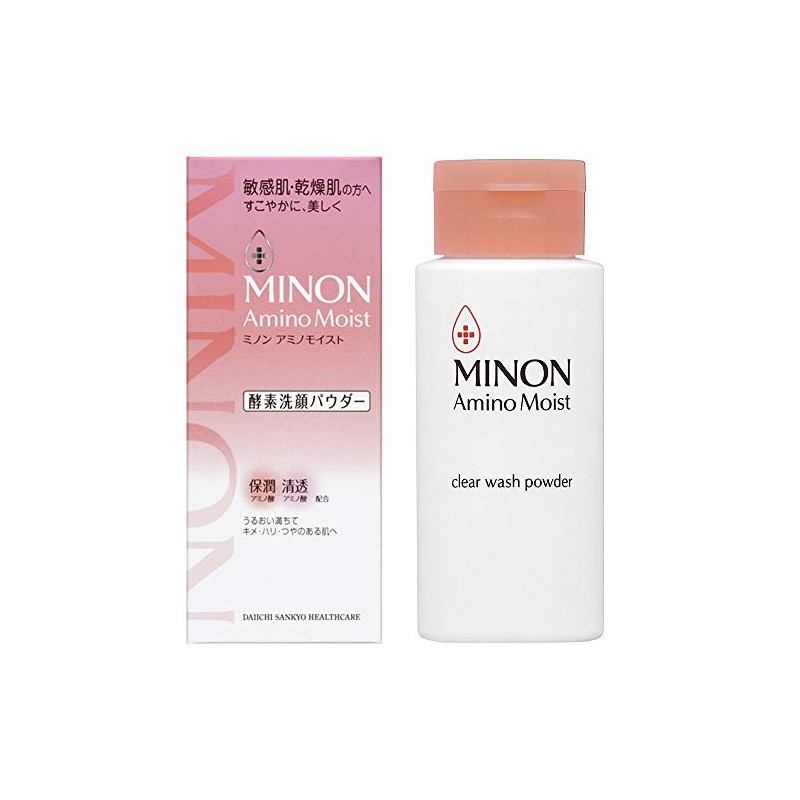 Minon Amino Moist Clear Wash Powder - 35g (Green Tea