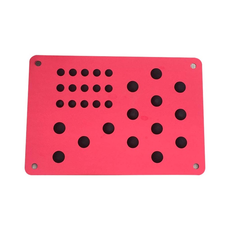 Buwei Universal Aluminium Car Floor Mat Patch Non-Slip Heel Plate