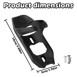 Bicycle Bottle Holder, Plastic Water Bottle Holder, Bicycle Drink Holder, Durable Ultralight, Cycling Bottle Holder Cages for MTB, Road Bike, Mountain Bikes