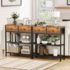 HOOBRO 29.5" Narrow Console Table with 2 Fabric Drawers, Sofa