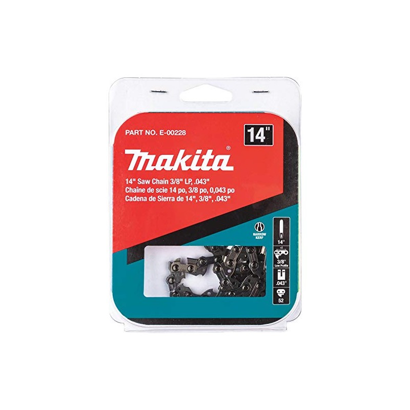 Makita E-00228 14" Saw Chain, 3/8” LP, .043”