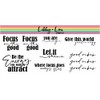 Positive Energy Quotes Planner Sticker | Libby and Lou Sticker