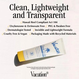 Vacation Mini Classic Lotion Spf 30, Resistente Al Agua, Pro