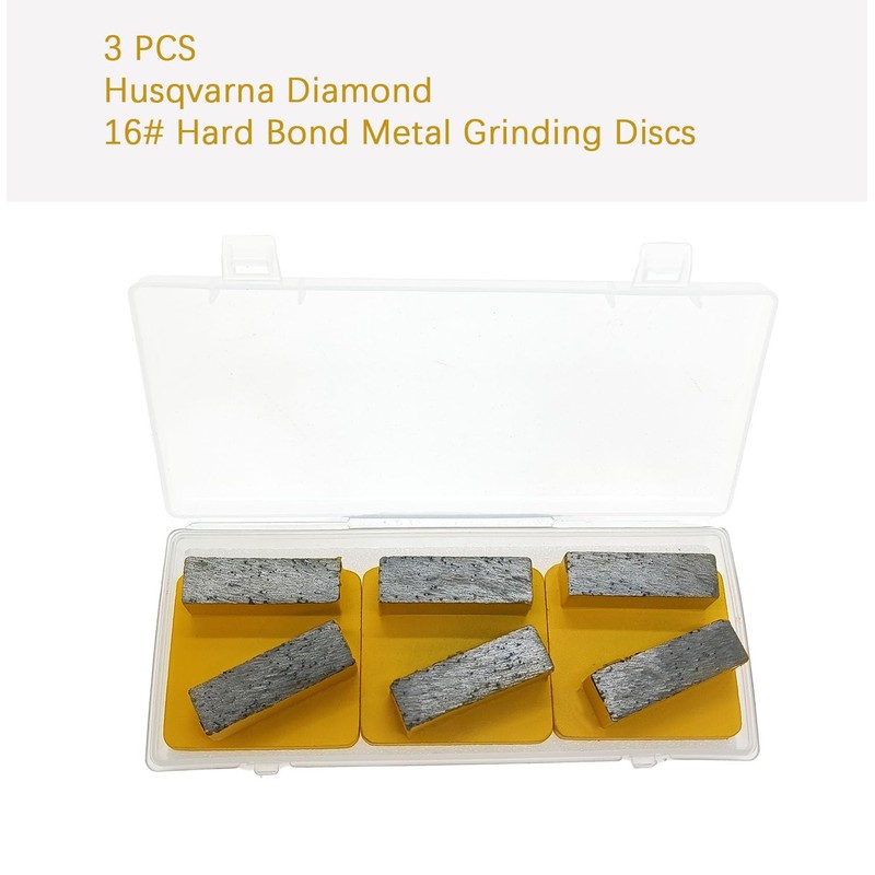 Redi-Lock Concrete Floor Preparation Disc, Diamond Metal Grinding Shoes, Double