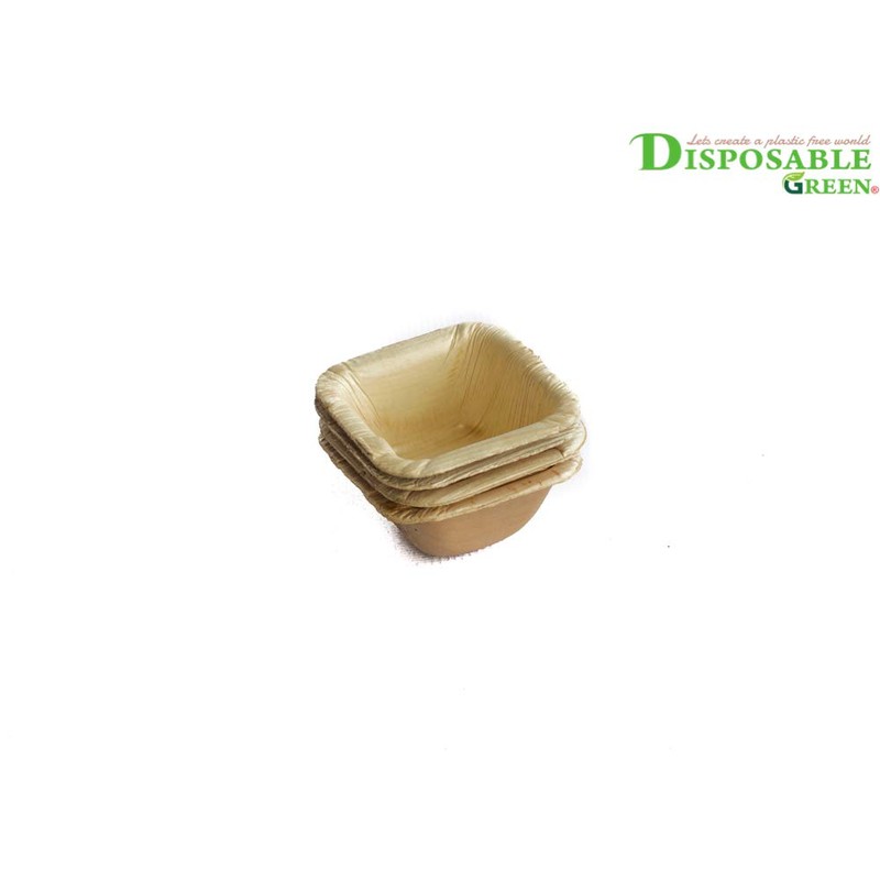 DISPOSABLE GREEN® | 6.5 x 6.5 CM SQUARE SMALL DIP