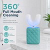 Cepillo de dientes eléctrico en forma de U para adultos