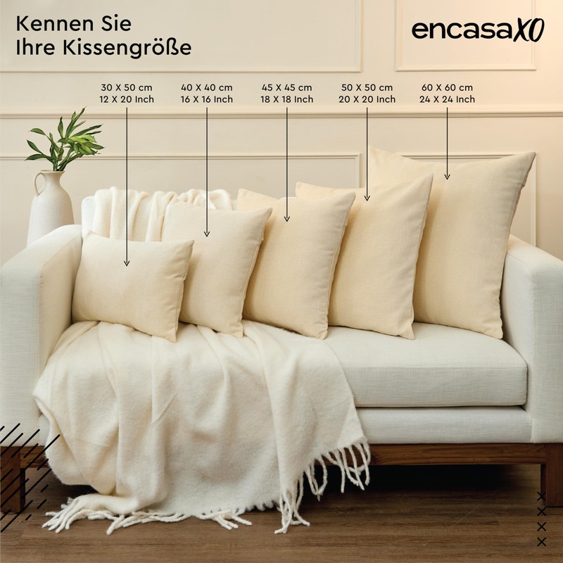 Encasa XO Chenille Cushion Covers Set of 2 | Royal