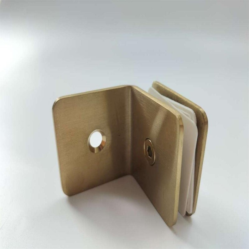 WANLIAN Shower Glass Clip, Panel Wall Clip Shower Glass Bracket