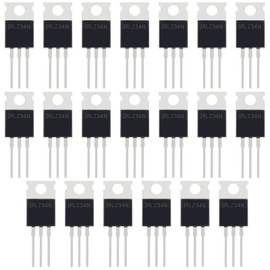The Lord of the Tools 20PCS IRLZ34N MOSFET Transistor N-Channel ESD Rated TO-220 30A 55V 3Pin International Rectifier Power for Electronic Switch Controllable Rectifier