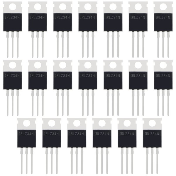 The Lord of the Tools 20PCS IRLZ34N MOSFET Transistor N-Channel