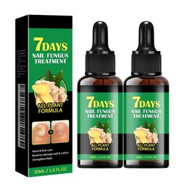 2pcs Toenail Fungas Treatmant Extra Strength - 7 Days Ginger Nail Treatmant Nail Care, Nail Nutrient Strengthener Ginger Nail Growth Oil for Natural Shine