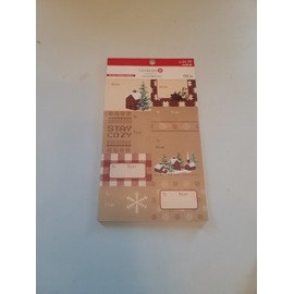 Celebrate It Christmas Gift Tags Stickers Present Tag Set 120 Pc NEW