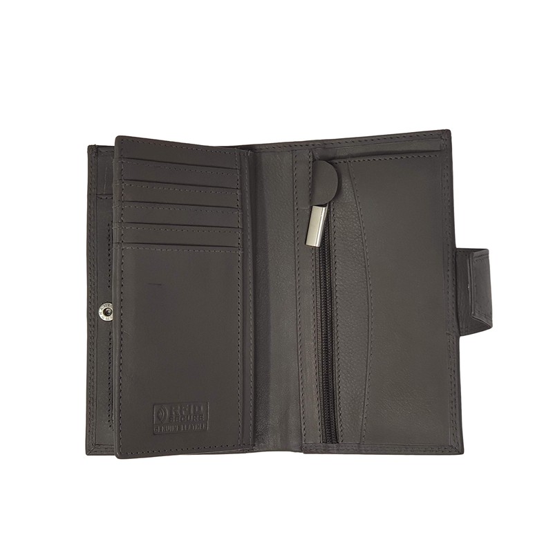 MORUCHA Clutch Wallet for Women Genuine Leather RFID Blocking High