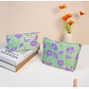 getgto 2 Pcs Makeup Bags, Large Cosmetic Bag Travel Toiletry